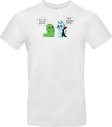 Lustiger Kawaii-Vampir mit zuckerfreiem Horror-Sarkasmus