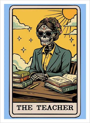The Teacher Tarot Card