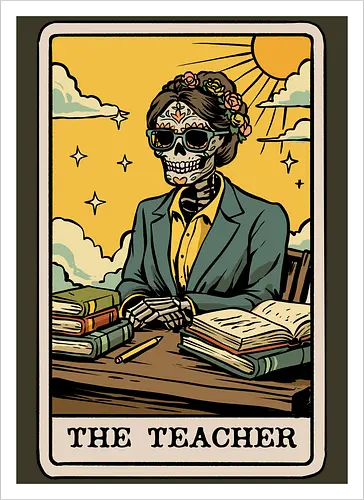 The Teacher Tarot Card