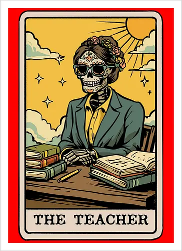 The Teacher Tarot Card