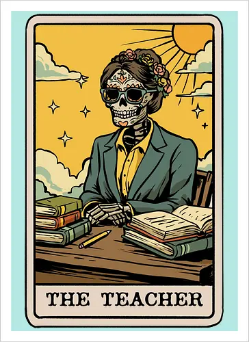 The Teacher Tarot Card