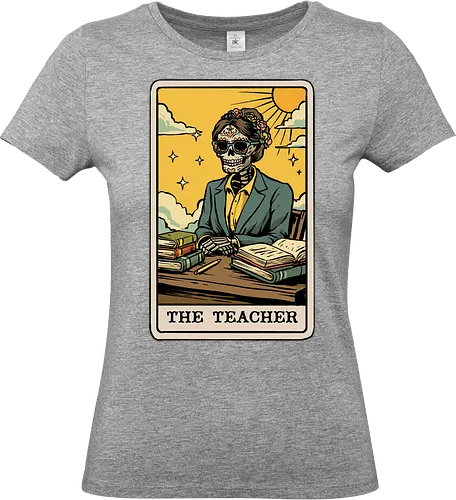 The Teacher Tarot Card - tarot card, appreciation, astrology, back to school, fantasy, first day of school, horoscope, magic, occult, school, teacher, witch, witchcraft, zodiac, zodiac sign - Standard T-Shirt (Frauen)