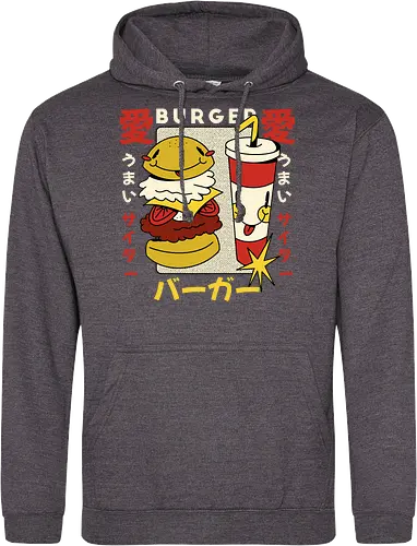 Burger Love – Kawaii Japanische Retro Food Art