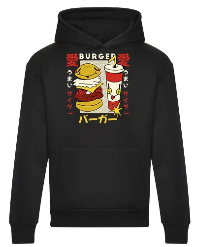 Burger Love – Kawaii Japanische Retro Food Art