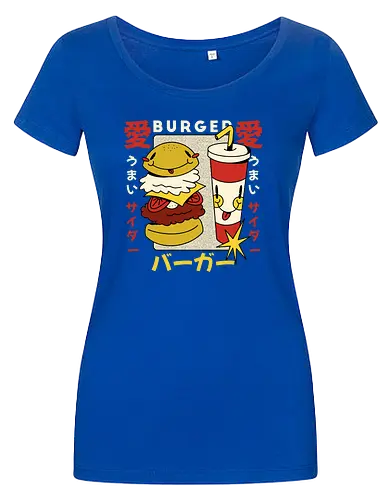 Burger Love – Kawaii Japanische Retro Food Art