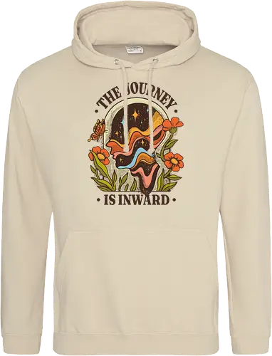 The Journey Is Inward – Vintage Inner Peace | Vintage Illustration zur Selbstfindung