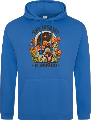 The Journey Is Inward – Vintage Inner Peace | Vintage Illustration zur Selbstfindung