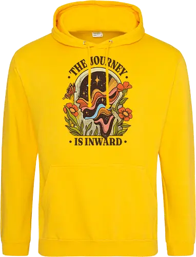 The Journey Is Inward – Vintage Inner Peace | Vintage Illustration zur Selbstfindung