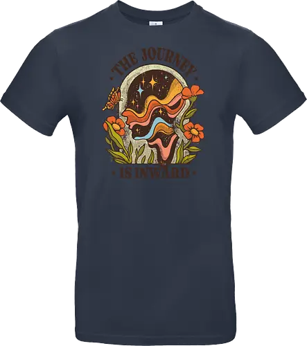 The Journey Is Inward – Vintage Inner Peace | Vintage Illustration zur Selbstfindung