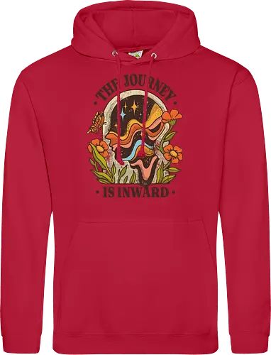 The Journey Is Inward – Vintage Inner Peace | Vintage Illustration zur Selbstfindung