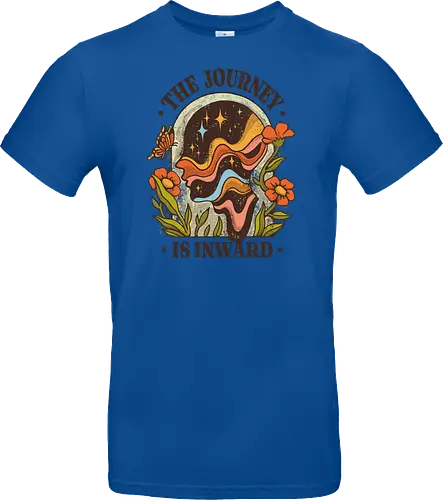 The Journey Is Inward – Vintage Inner Peace | Vintage Illustration zur Selbstfindung