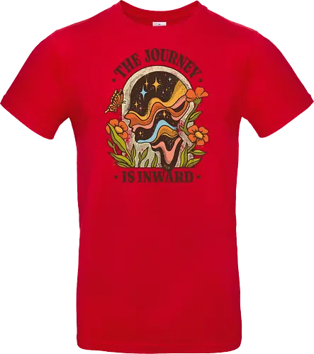 The Journey Is Inward – Vintage Inner Peace | Vintage Illustration zur Selbstfindung