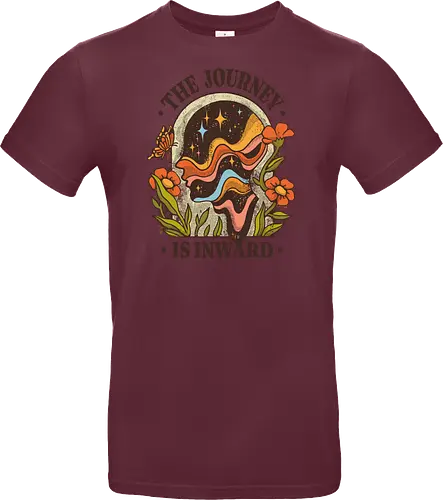 The Journey Is Inward – Vintage Inner Peace | Vintage Illustration zur Selbstfindung
