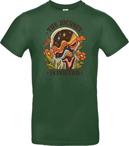 The Journey Is Inward – Vintage Inner Peace | Vintage Illustration zur Selbstfindung