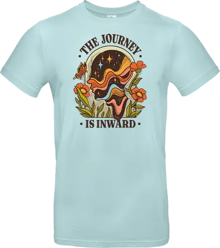 The Journey Is Inward – Vintage Inner Peace | Vintage Illustration zur Selbstfindung