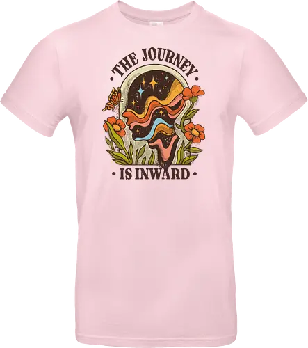 The Journey Is Inward – Vintage Inner Peace | Vintage Illustration zur Selbstfindung