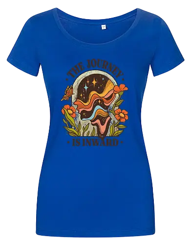 The Journey Is Inward – Vintage Inner Peace | Vintage Illustration zur Selbstfindung