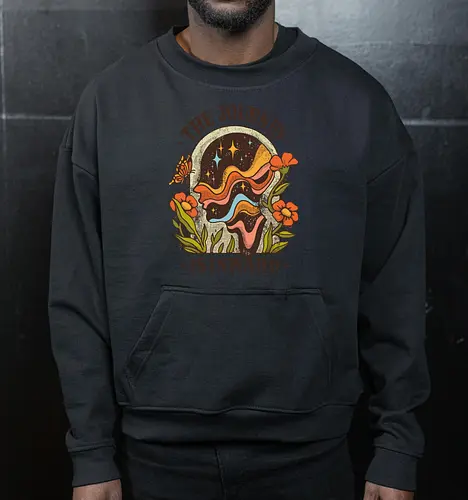 The Journey Is Inward – Vintage Inner Peace | Vintage Illustration zur Selbstfindung