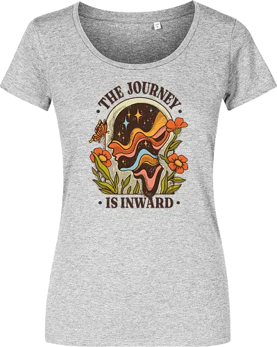 The Journey Is Inward – Vintage Inner Peace | Vintage Illustration zur Selbstfindung