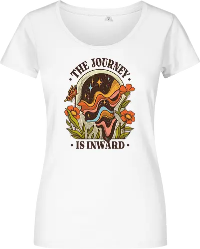 The Journey Is Inward – Vintage Inner Peace | Vintage Illustration zur Selbstfindung