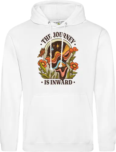 The Journey Is Inward – Vintage Inner Peace | Vintage Illustration zur Selbstfindung