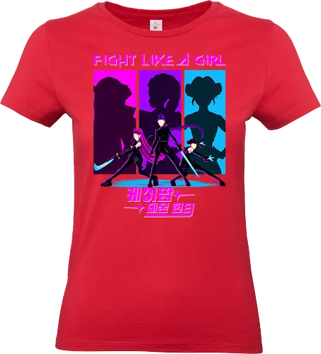 Fighter Girls - Rumi, Mira, Zoey, Demon, Hunters - Standard T-Shirt (Frauen)