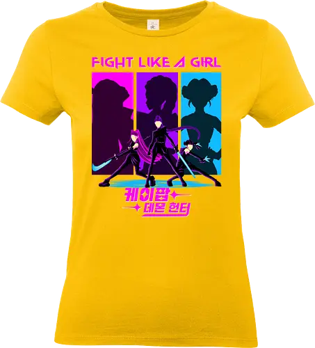 Fighter Girls - Rumi, Mira, Zoey, Demon, Hunters - Standard T-Shirt (Frauen)