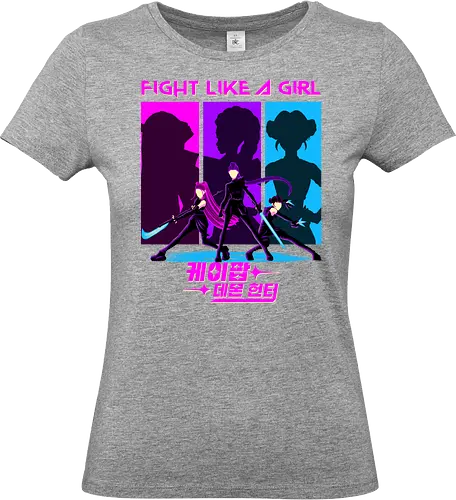 Fighter Girls - Rumi, Mira, Zoey, Demon, Hunters - Standard T-Shirt (Frauen)