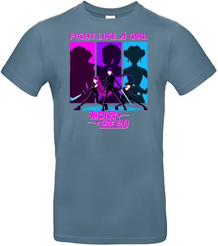 Fighter Girls - Rumi, Mira, Zoey, Demon, Hunters - Standard T-Shirt