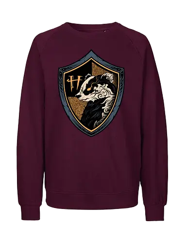 house of feral fume - skunk, magic, wizard, animal, myth, school, sport, game, rpg, fantasy, creature - Fairtrade Sweatshirt