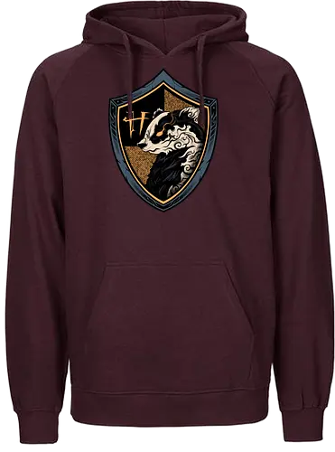 house of feral fume - skunk, magic, wizard, animal, myth, school, sport, game, rpg, fantasy, creature - Fairtrade Hoodie
