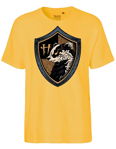 house of feral fume - skunk, magic, wizard, animal, myth, school, sport, game, rpg, fantasy, creature - Fairtrade T-Shirt
