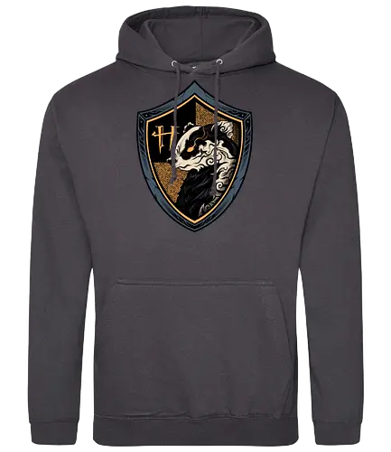 house of feral fume - skunk, magic, wizard, animal, myth, school, sport, game, rpg, fantasy, creature - Standard Hoodie