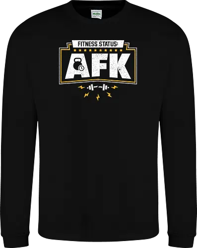 Fitness Status AFK Gym Humor 