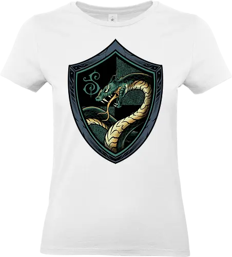 house of silent fang  - serpent, snake, ouroboros, magic, wizard, animal, myth, school, sport, game, rpg, fantasy, creature - Standard T-Shirt (Frauen)