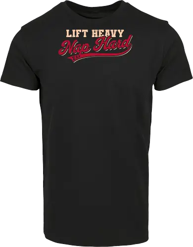 Lift Heavy Nap Hard Vintage Gym Humor 