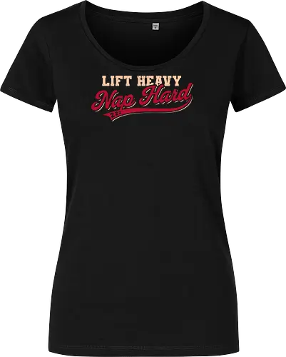 Lift Heavy Nap Hard Vintage Gym Humor 