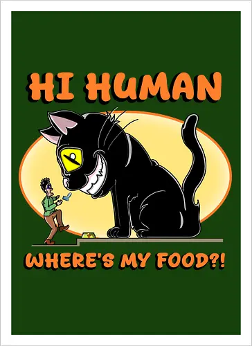 Lustiger Anime-Manga-Katzenbesitzer-Sarkasmus