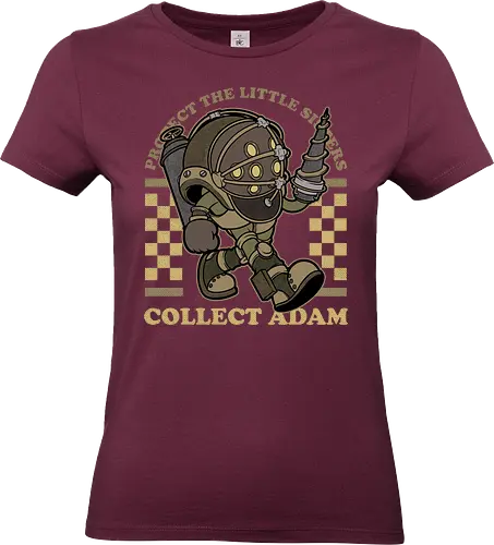 Game Mascot Big Protector - Video Games, Video Game, Game, Games, Gamer, Mascot, Retro, Vintage, Retro Vintage, Retro Gamer, Retro Cartoon, Game Mascot, Adventure, Fantasy, Science Fiction, Sister, Daddy, Diesel Punk, Punk, Biopunk, Post-apocalyptic, Post Apocalyptic, Apocalypse, Postapocalypse - Standard T-Shirt (Frauen)