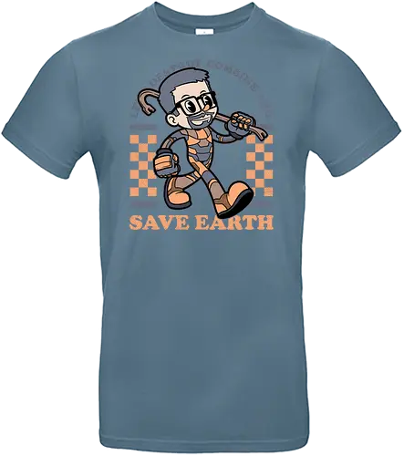 Game Mascot PHD Scientist - Video Games, Video Game, Game, Games, Gamer, Mascot, Retro, Vintage, Retro Vintage, Retro Gamer, Retro Cartoon, Game Mascot, Science Fiction, Fantasy, Adventure, Fps Gaming, Phd - Standard T-Shirt