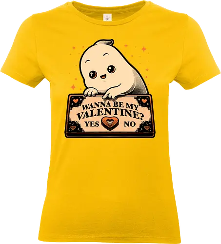 Love Ghost Ouija - Fun, Funny, Cute, Spooky, Spooky Season, Spooky Cute, Spooky Art, Spooky Vibes, Ghosts, Ghost, Creepy Cute, Creepy, Halloween, Dark Comedy, Dark Humor, Dark, Game, Board Game, Boardgame, Valentine's Day, Valentines Day, Valentine, Scary, Heart, Chubby, Ouija Board, Ouija - Standard T-Shirt (Frauen)