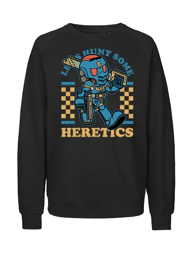Game Mascot RPG Marine - Video Games, Video Game, Game, Games, Gamer, Mascot, Retro, Vintage, Retro Vintage, Retro Gamer, Retro Cartoon, Game Mascot, Rpg, Action Rpg, Mmorpg, Board Game, Boardgame, Hunt, Hunter, Sword, Gun, Heretic, Marine - Fairtrade Sweatshirt