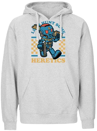 Game Mascot RPG Marine - Video Games, Video Game, Game, Games, Gamer, Mascot, Retro, Vintage, Retro Vintage, Retro Gamer, Retro Cartoon, Game Mascot, Rpg, Action Rpg, Mmorpg, Board Game, Boardgame, Hunt, Hunter, Sword, Gun, Heretic, Marine - Fairtrade Hoodie