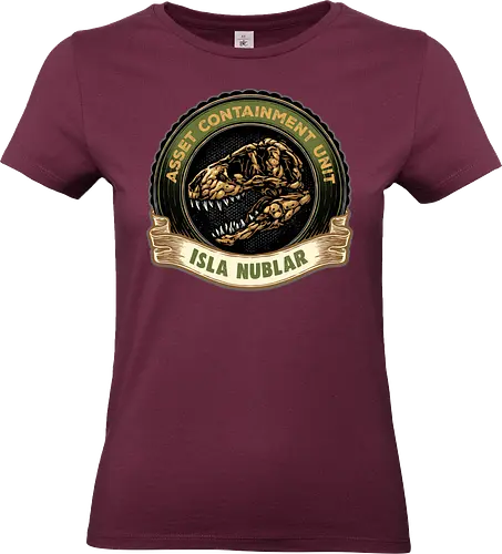 Asset Containment Unit - Movie, film, dinosaur, dinosaurs, action, sci-fi, classic movie - Standard T-Shirt (Frauen)