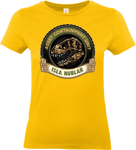 Asset Containment Unit - Movie, film, dinosaur, dinosaurs, action, sci-fi, classic movie - Standard T-Shirt (Frauen)
