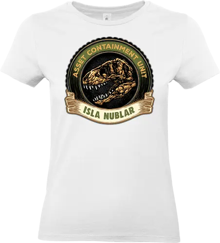 Asset Containment Unit - Movie, film, dinosaur, dinosaurs, action, sci-fi, classic movie - Standard T-Shirt (Frauen)