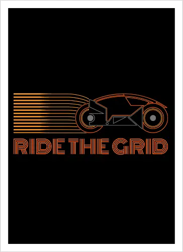 Retro Futurism Ride The Grid