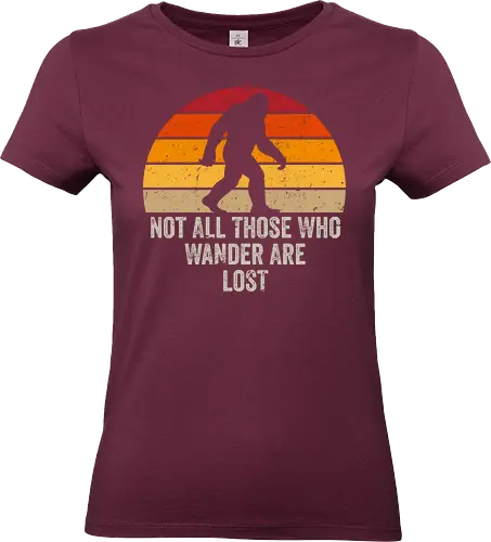 Retro Sasquacth - retro, vintage, sasquatch, bigfoot, animals, nature, mountain, snow, winter - Standard T-Shirt (Frauen)