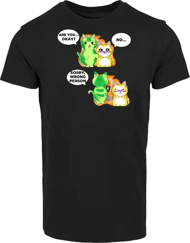 Kawaii-Sarkasmus Alles okay? Falsche Katze