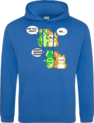 Kawaii-Sarkasmus Alles okay? Falsche Katze